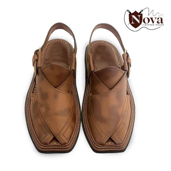 Triple Gear Double Shade Handmade Peshwari Commando Chappal